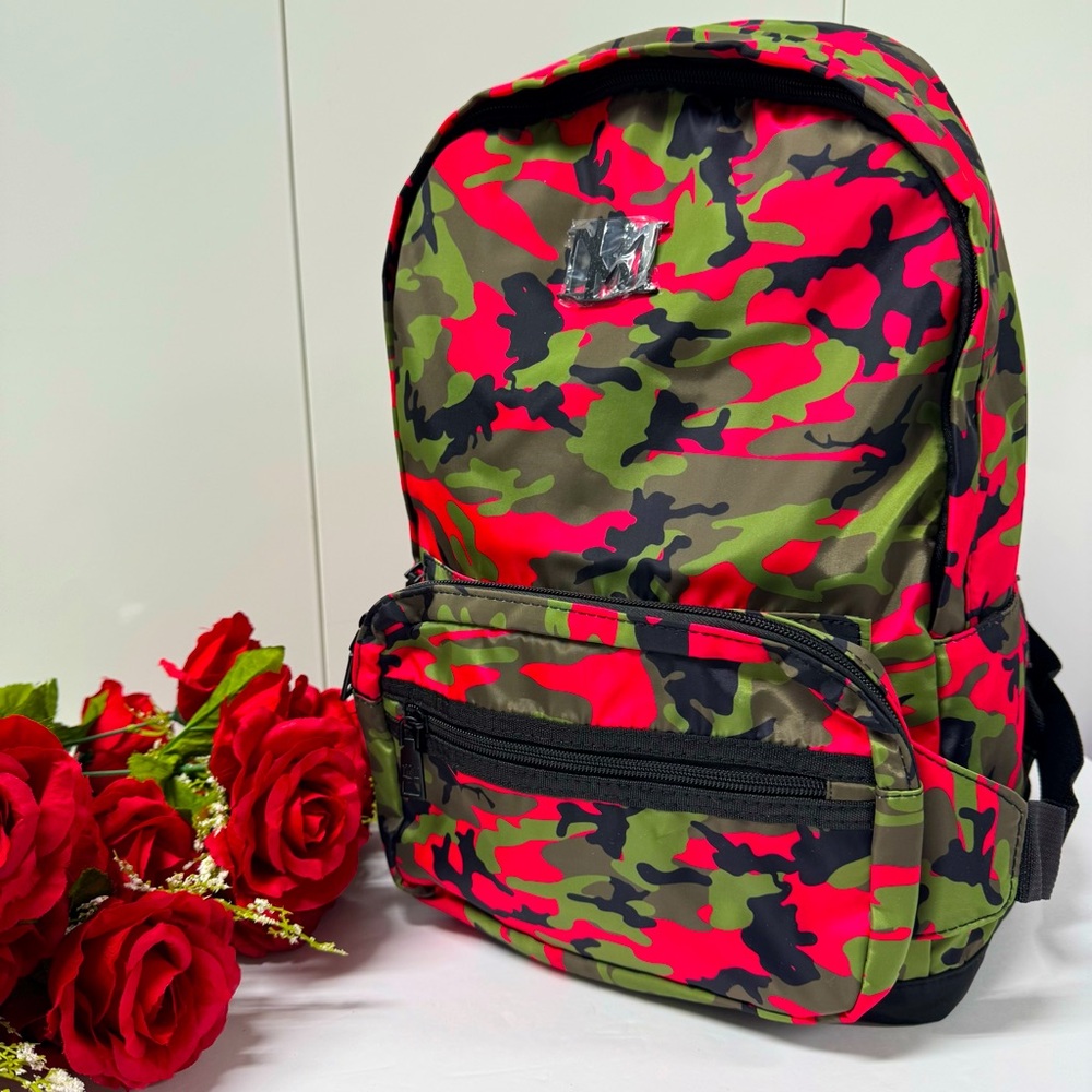 🔥SALE PINK CAMO BACKPACK BUM BAG SET!